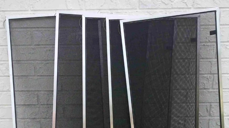 Window screen replacement materials for Florida climate - no-see-um mesh, solar screens, and marine-grade corrosion-resistant screening options