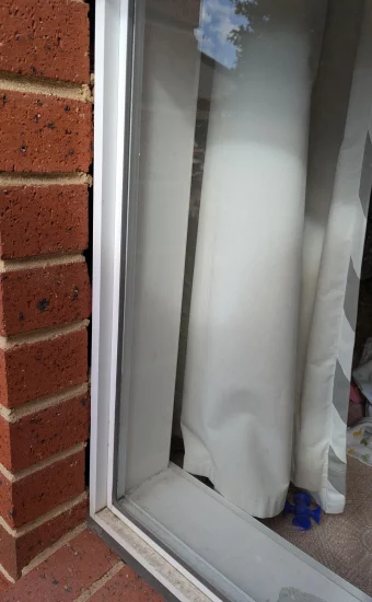 window frame repair by Technician window and door repair florida